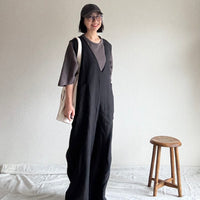 ベルテッドサロペットパンツ