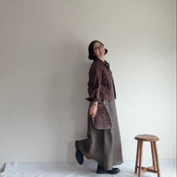Aラインノースリーブワンピース