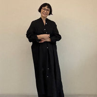 ロングシャツワンピース