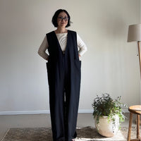 ベルテッドサロペットパンツ