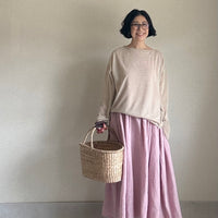 ノースリーブギャザーワンピース