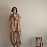 フレンチリネンシャツ