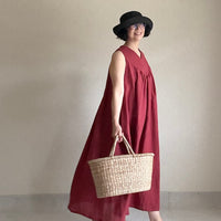 胸元ギャザーワンピース