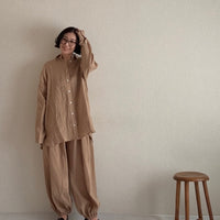 ハイウエストバルーンパンツ