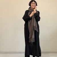 ロングシャツワンピース
