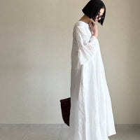 フリルスリーブ　ワンピース