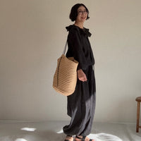 つけ衿フリルブラウス