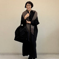ロングシャツワンピース