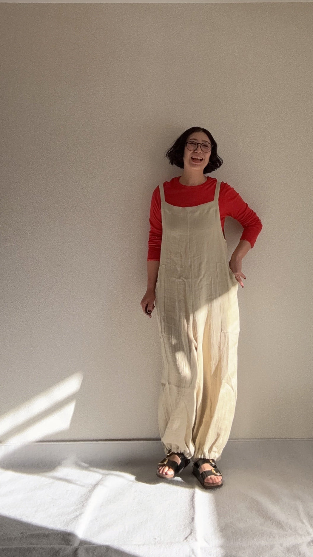 バルーンサロペットパンツ