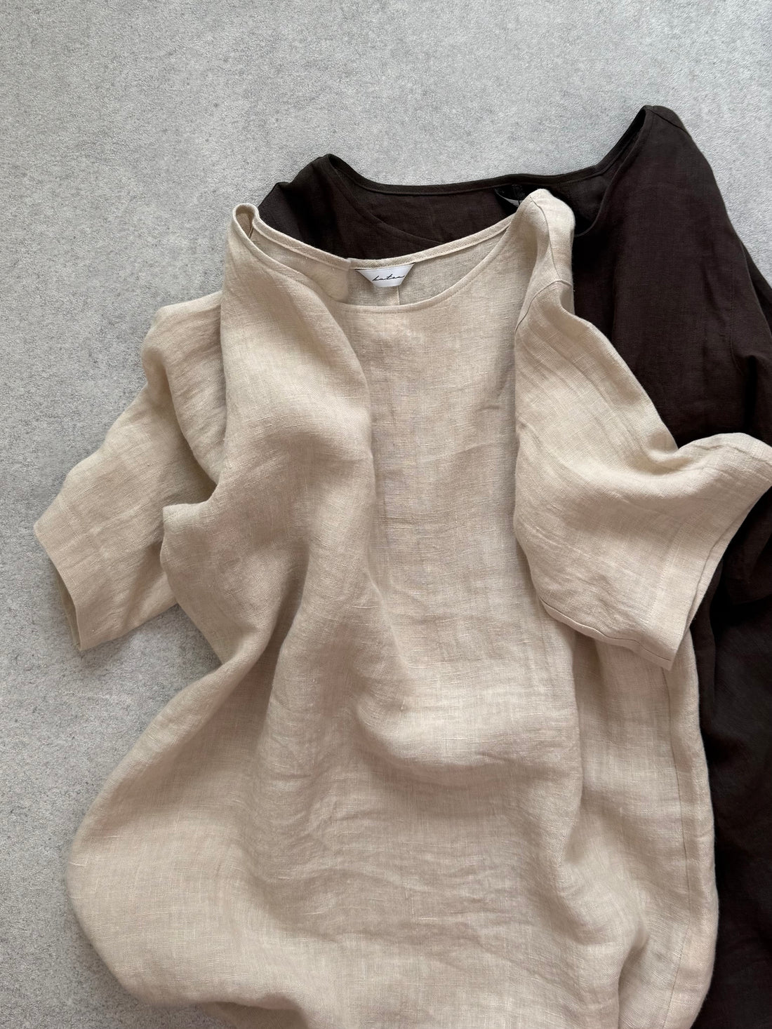 フレンチリネンプルオーバーTシャツ