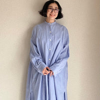 ロングシャツワンピース
