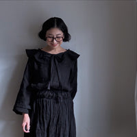 つけ衿フリルブラウス