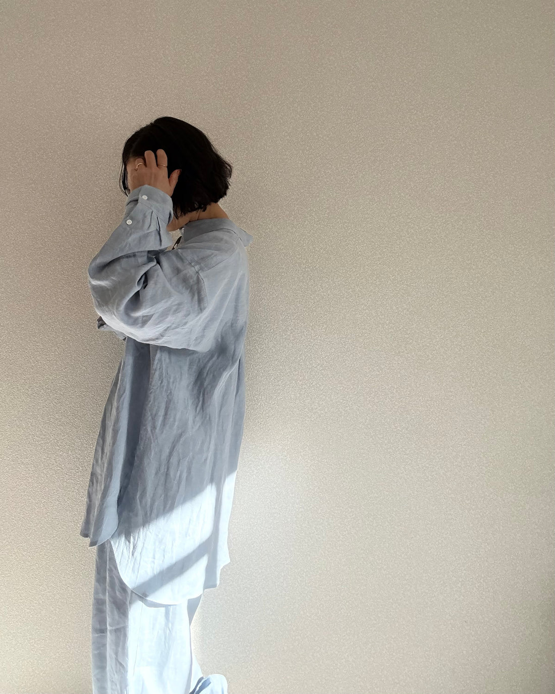 フレンチリネンシャツ