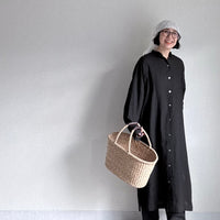 ロングシャツワンピース