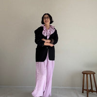 つけ衿フリルブラウス