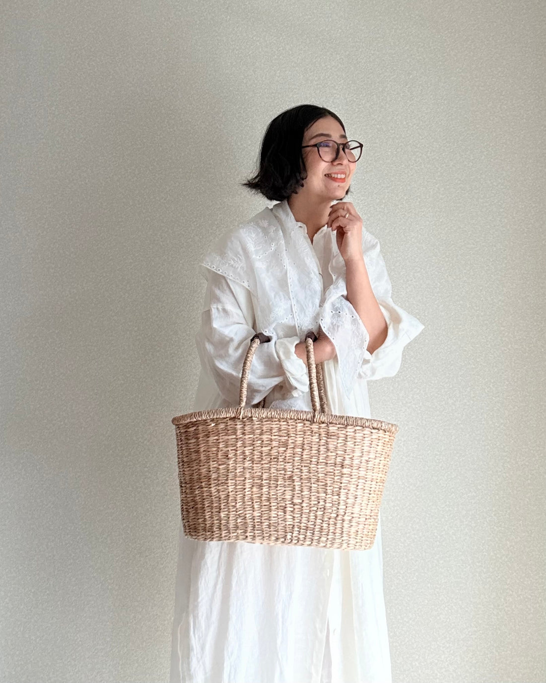 ロングシャツワンピース