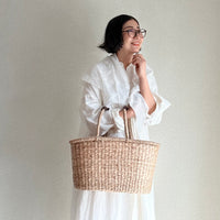 ロングシャツワンピース