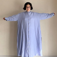 ロングシャツワンピース