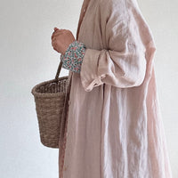 ロングシャツワンピース