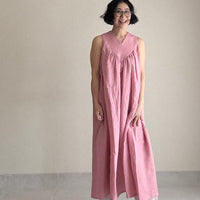 胸元ギャザーワンピース