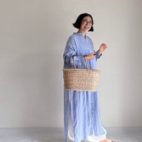 ロングシャツワンピース