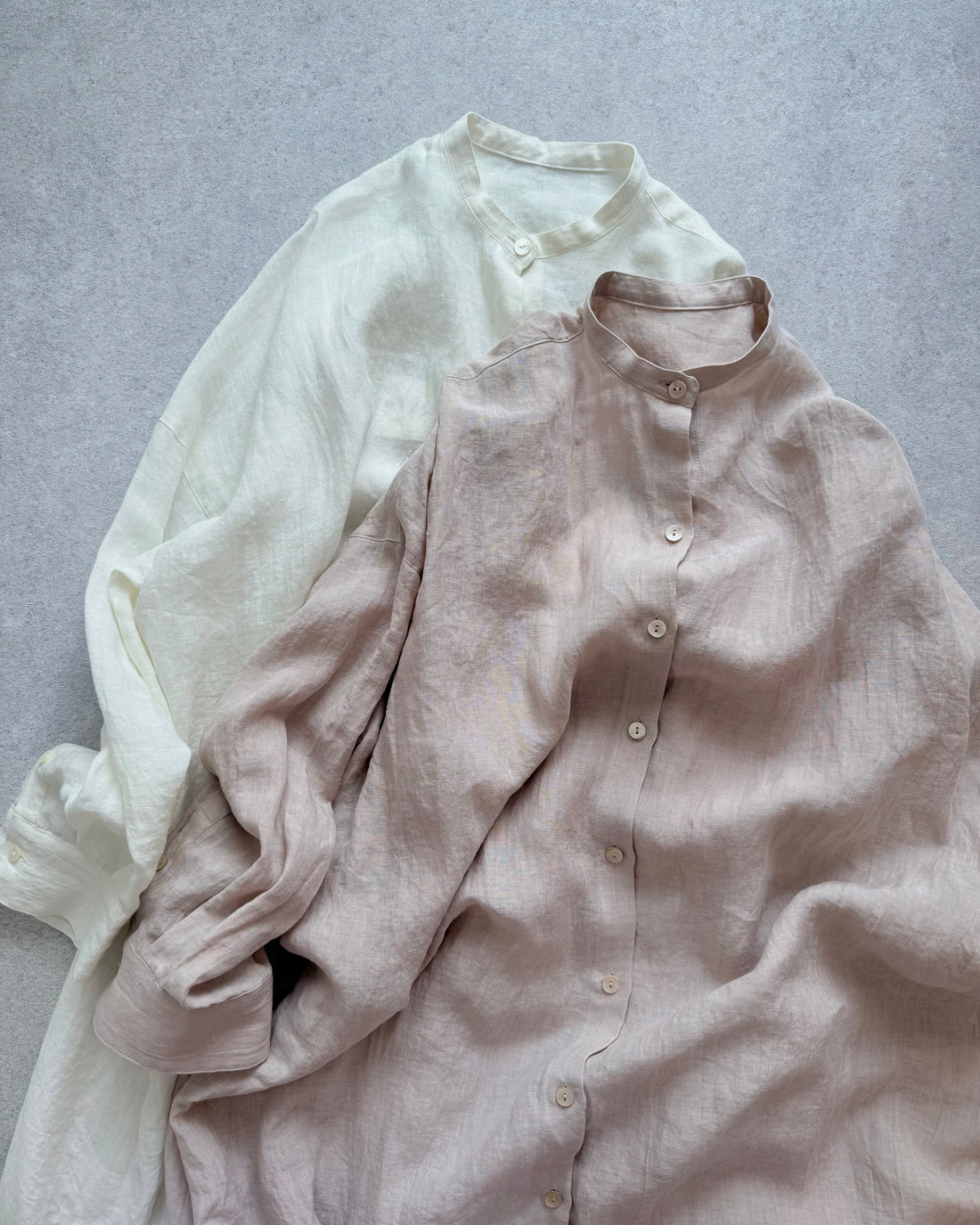 ロングシャツワンピース