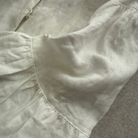 フリルスリーブ　ワンピース