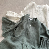 フリルスリーブ　ワンピース